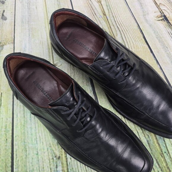 Johnston & Murphy Stricklin Oxfords Men 11.5 M Black Leather Dress Shoes 20-7741 main image 9